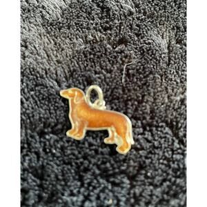 Vintage Sterling Silver Dachshund Pendant/Charm